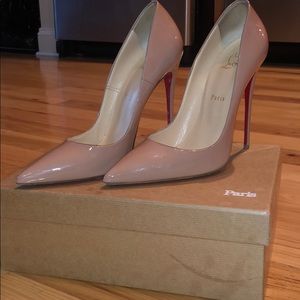 Christian Louboutin Nude So Kate Heels